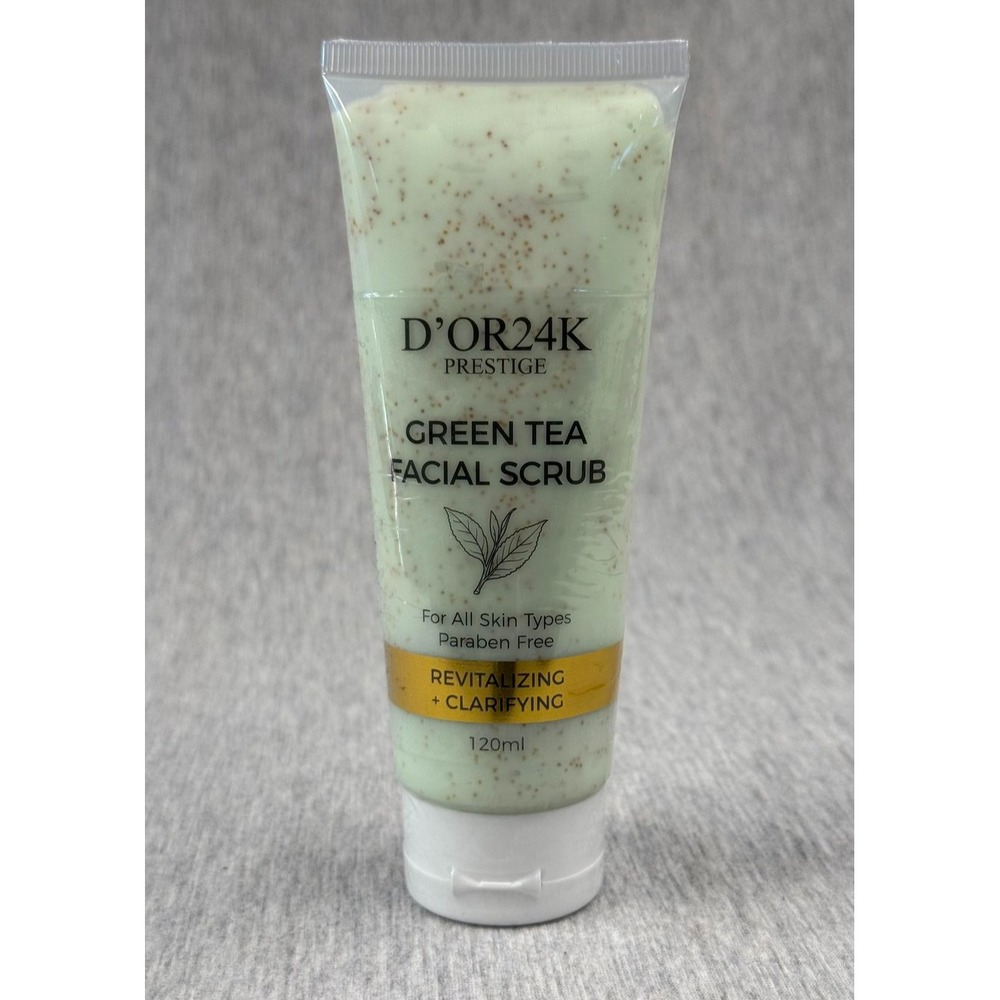 D'OR24K Prestige Green Tea Facial Scrub 120ml New Sealed‎